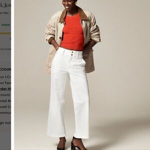 Like New Flattering White Jeans